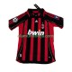 Camisola AC Milan KAKA 8 2007 Retro Homem Equipamento Primeiro 2006 Manga Curta